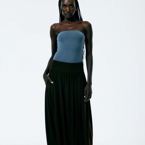 Tibi Nitro Jersey Strapless Bodysuit - Picture 3 of 4